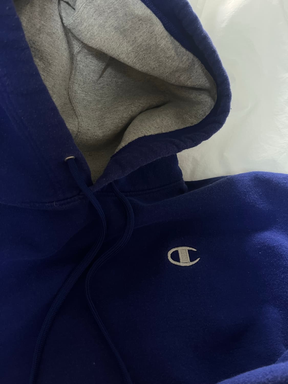 챔피온 후드티 블루 L 상품이미지3