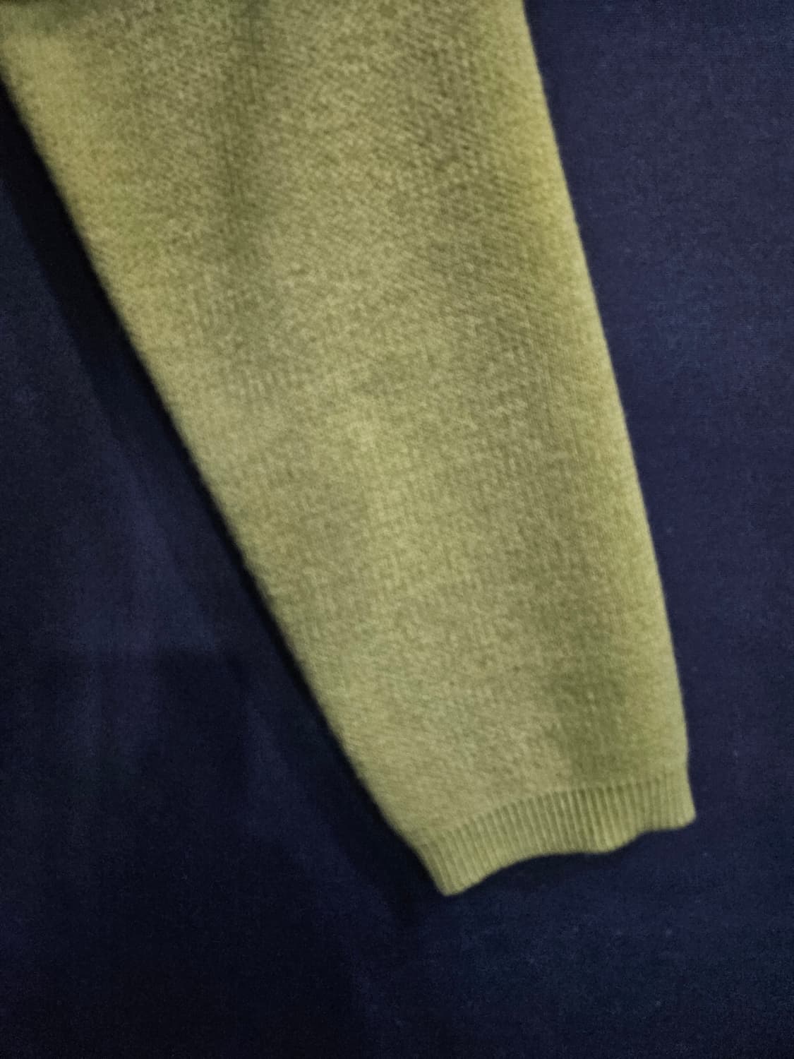 쿠어 라이트그린 남성 세미오버핏 95 니트 상품이미지5