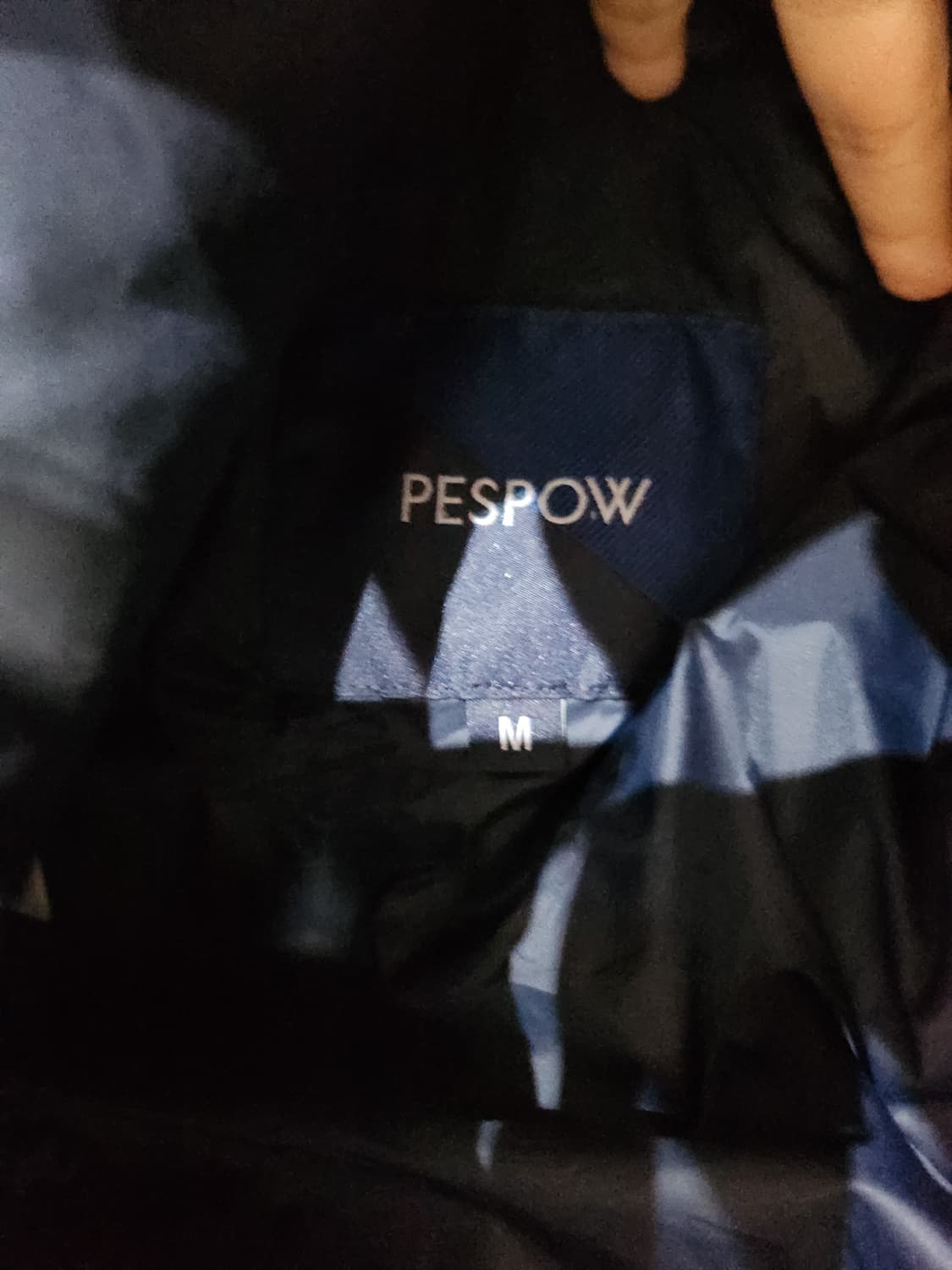 107) 페스포우 PESPOW 니트 배색 덕다운 패딩 상품이미지7