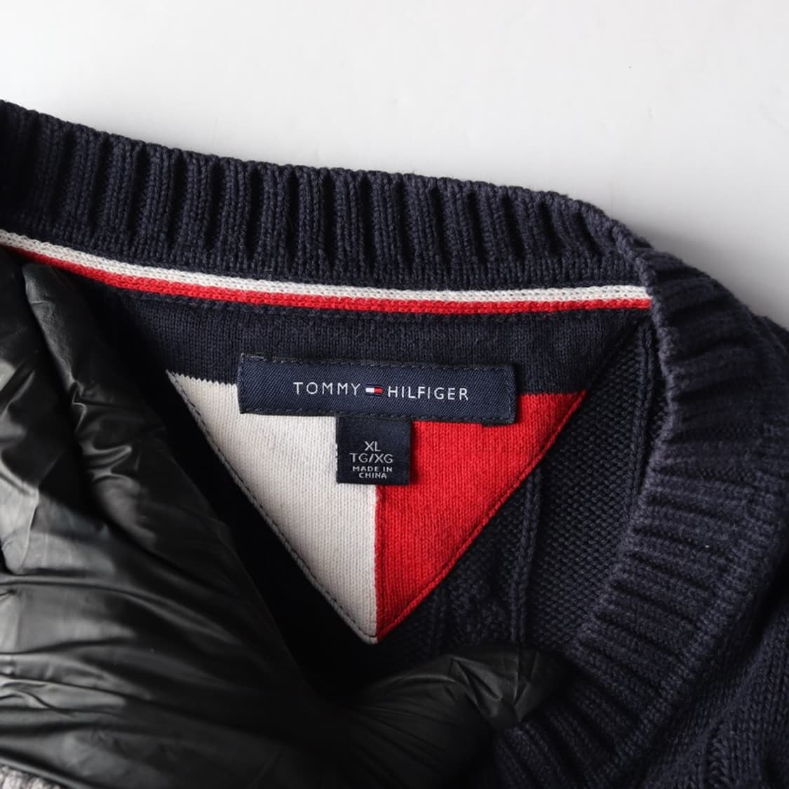 타미힐피거 코튼 케이블 꽈배기 니트 XL 상품이미지5