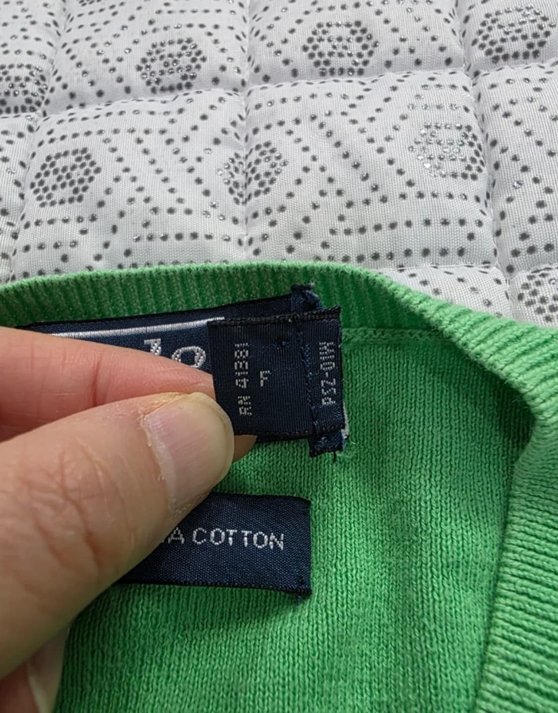 폴로 랄프로렌 V넥 피마코튼 니트 55반 상품이미지7