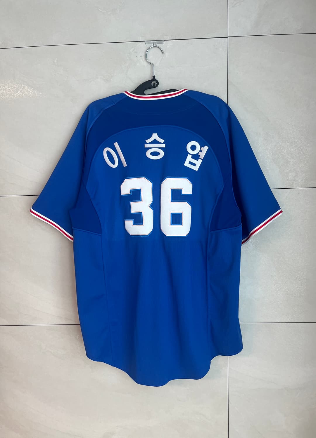 (2XL) 이승엽 마킹 삼성라이언즈X빈폴 야구 유니폼 상품이미지6
