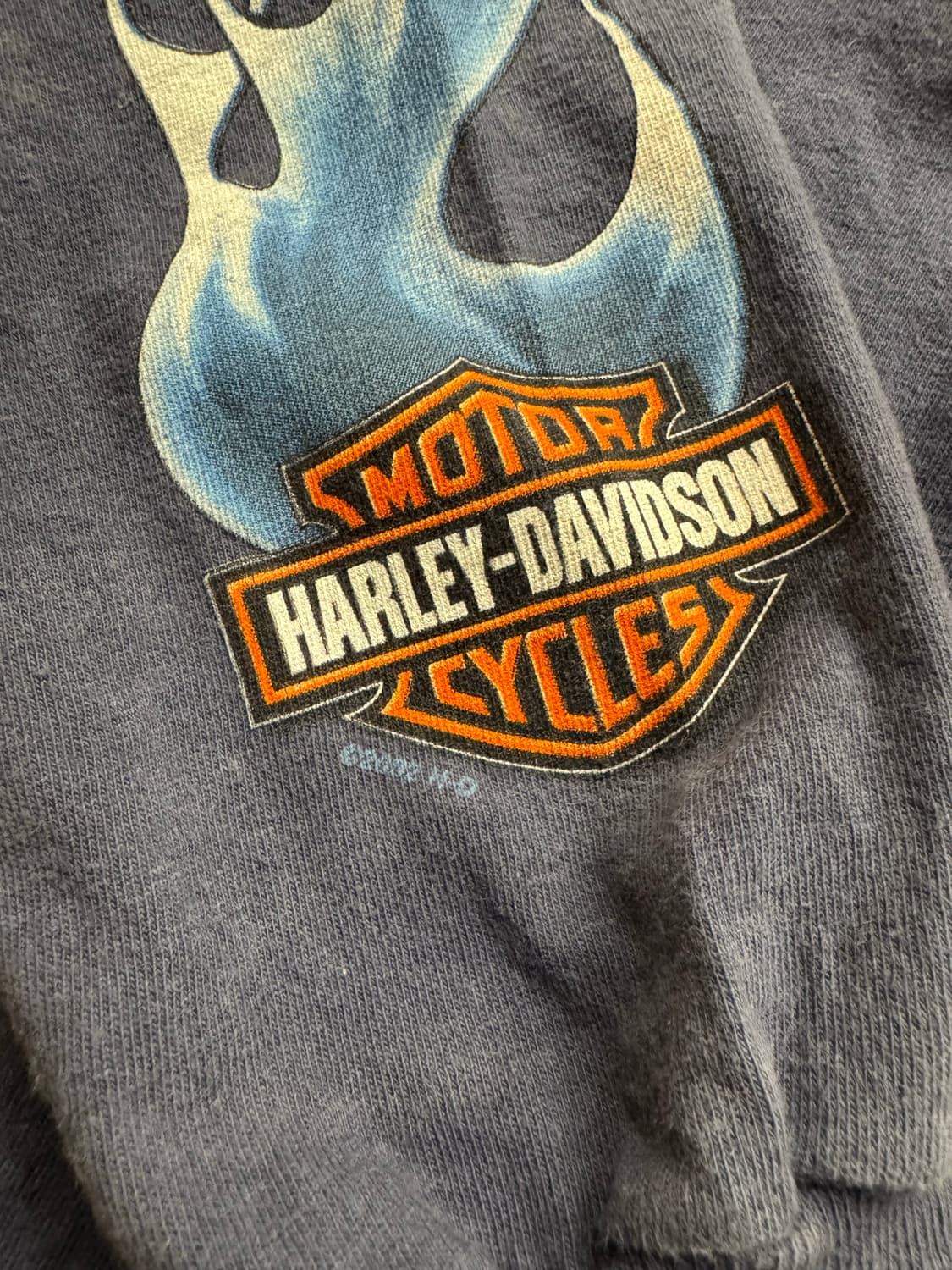 00s 할리데이비슨 이글 플레임 포켓 롱슬리브 상품이미지4