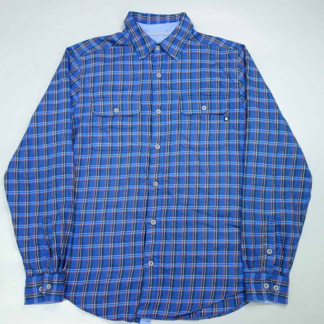 마모트 블루 체크 셔츠 상품이미지1