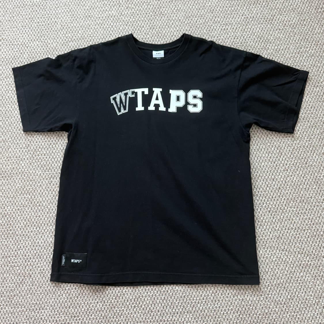 Wtaps RANSOM 22SS 블랙 03 더블탭스 반팔 티셔츠 상품이미지1