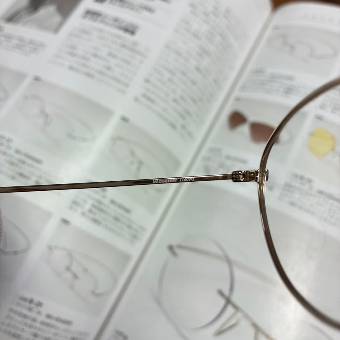 MICEDRAW TOKYO 마이스드로우 도쿄 티타늄 골드 일본 안경 상품이미지6