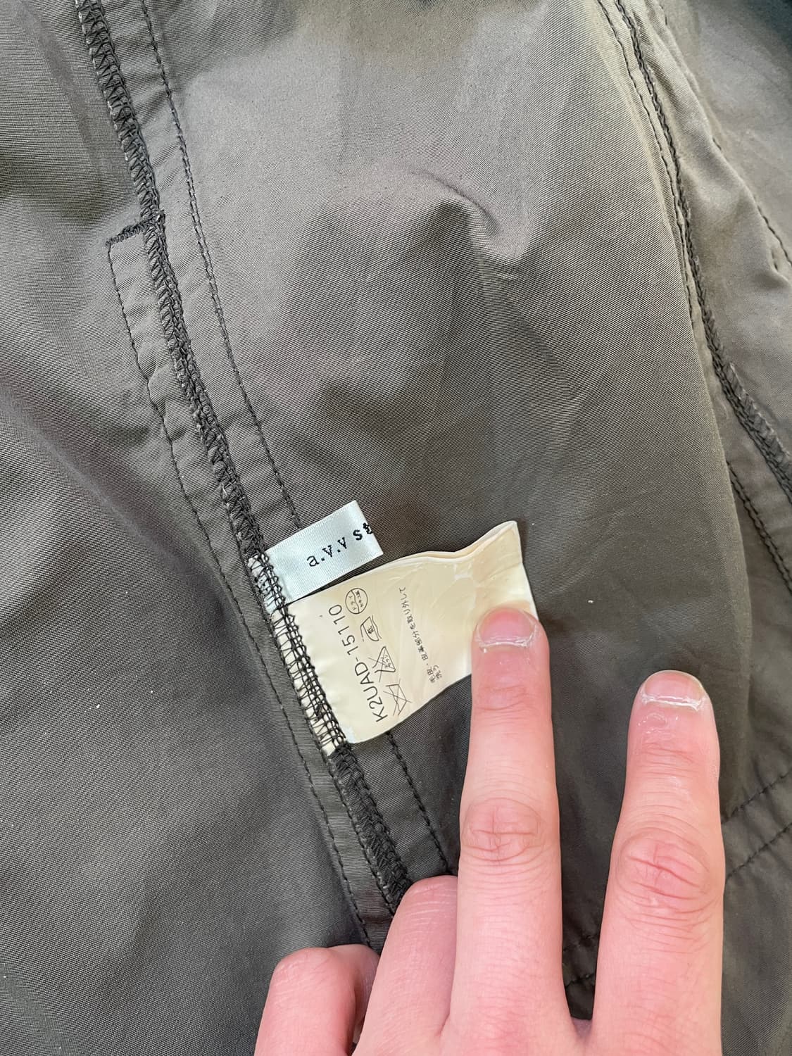 A.v.v 빈티지 밀리터리 피치드코튼 파카 y2k J04152 상품이미지5