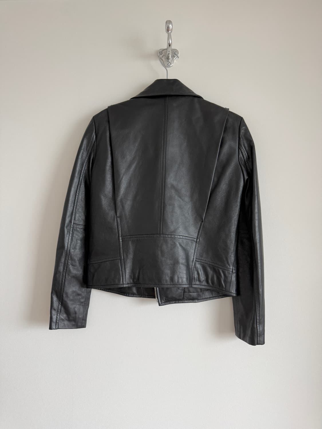 Pre owned 레더 램스킨 라이더 자켓 상품이미지4