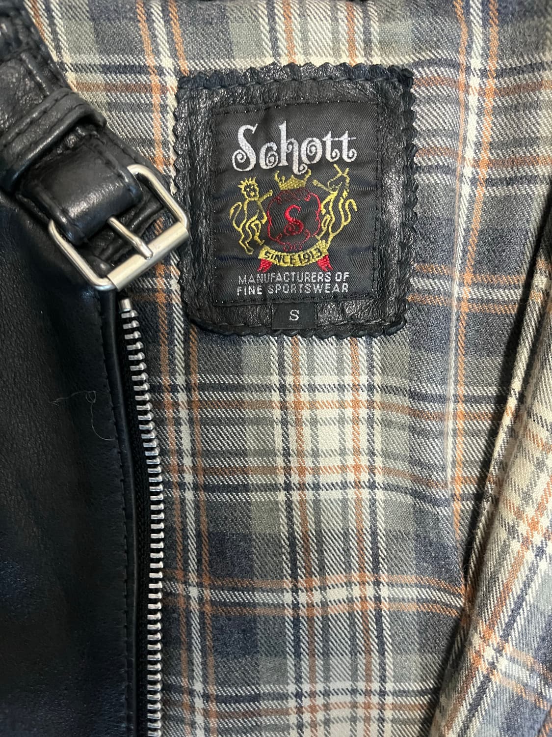 Schott leather jacket 상품이미지3