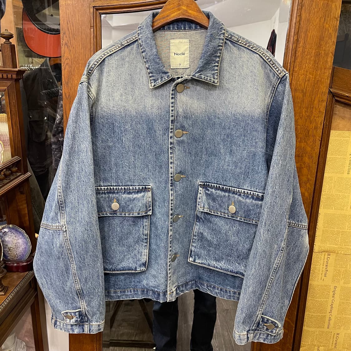 노클 데님 워크자켓 상품이미지1