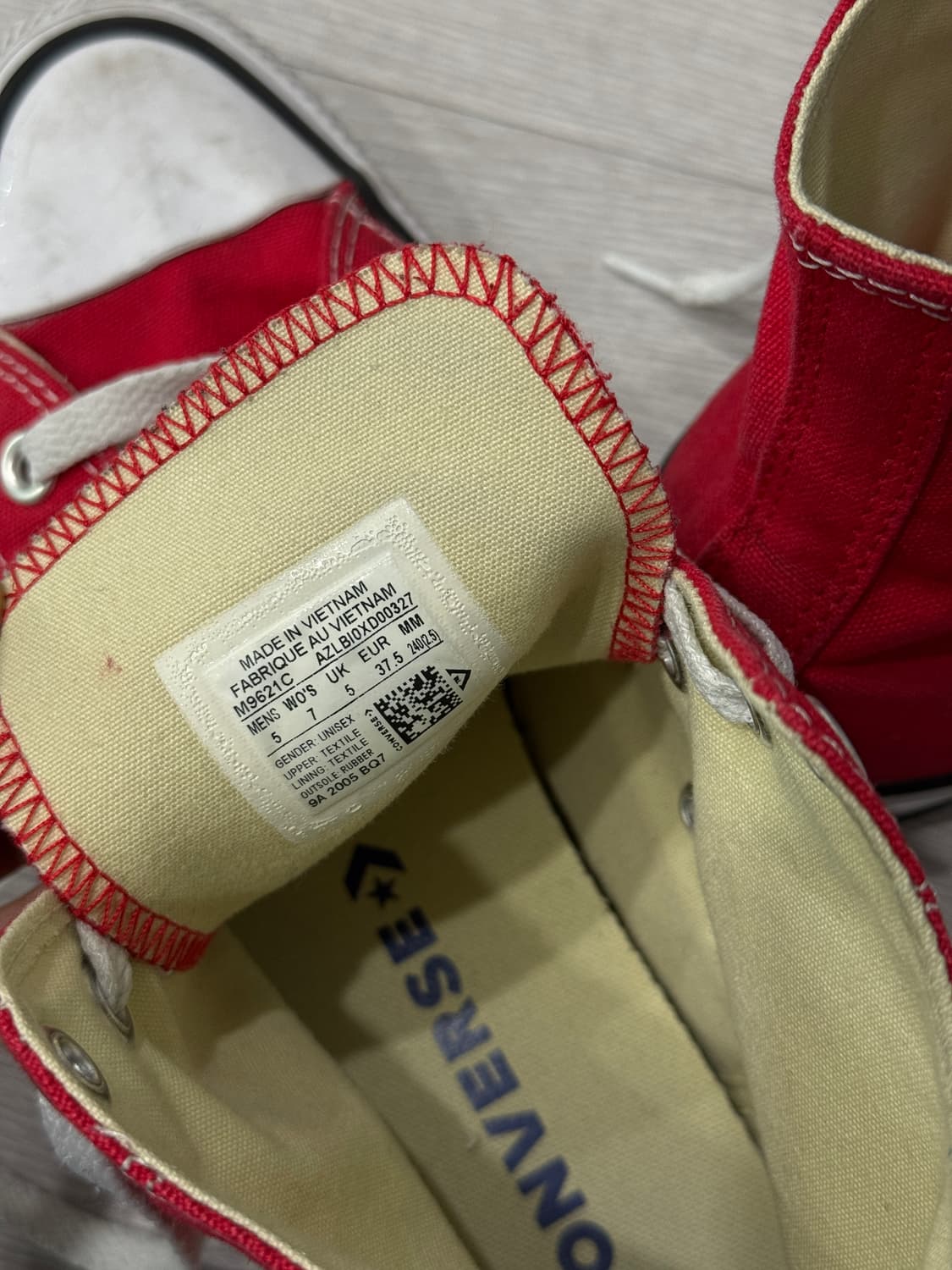 컨버스 척테일러 하이 레드 240 상품이미지3