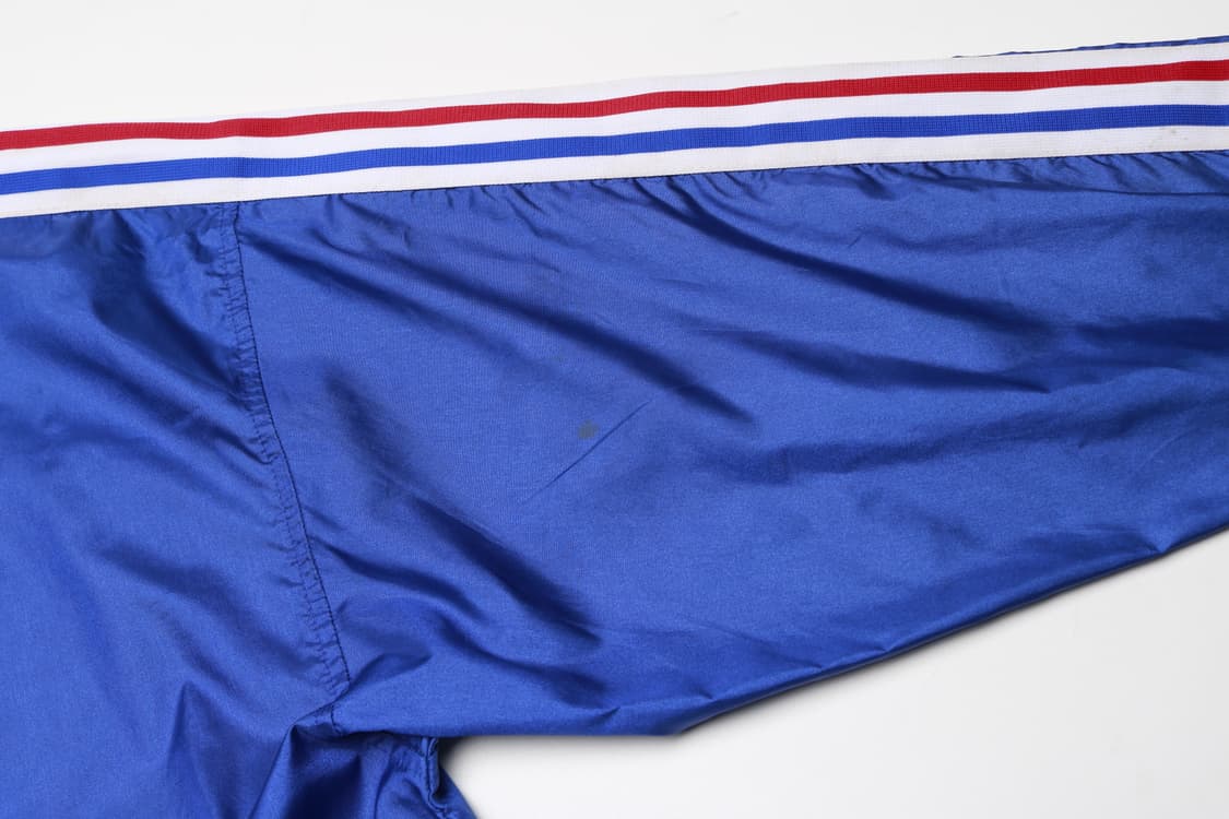 [L] 90's 아디다스 올드스쿨 삼선 후디 웜업 자켓 상품이미지4