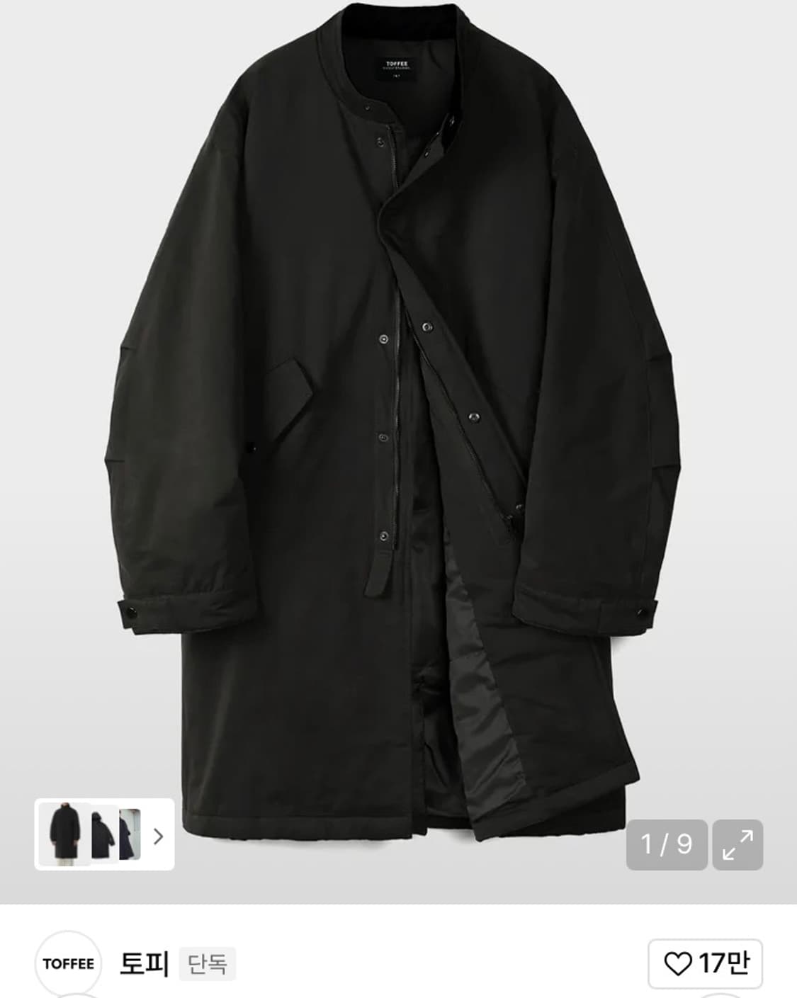 토피 오버핏 클래식 야상 점퍼 판매 (새상품) 상품이미지2