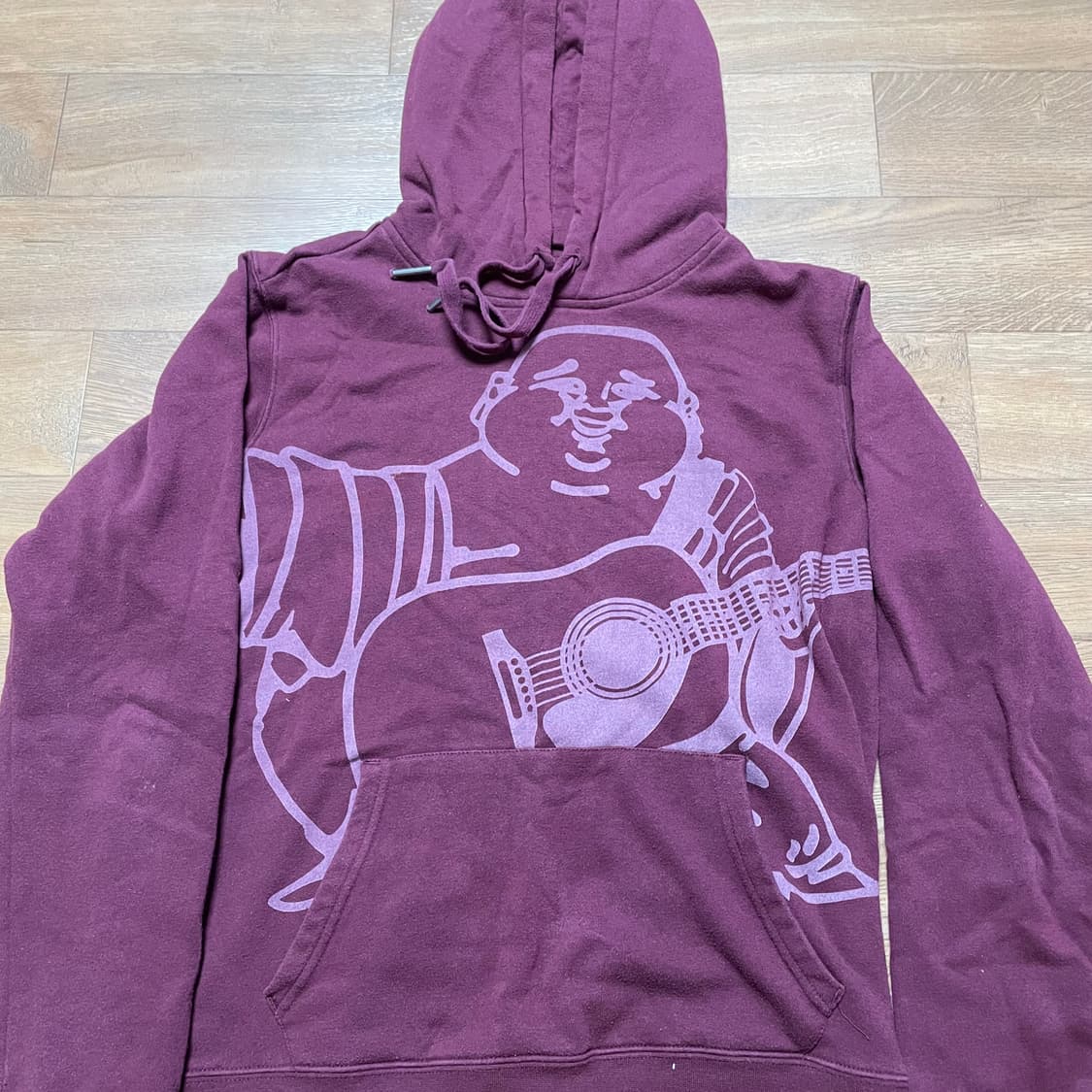 True Religion 트루릴리전 부처 후드티 버건디 상품이미지1