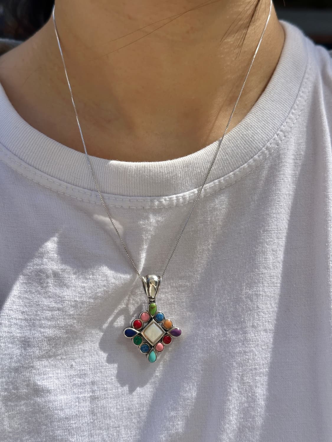 Vintage Multi-Gemstone Ethnic Rhombus 92 상품이미지5