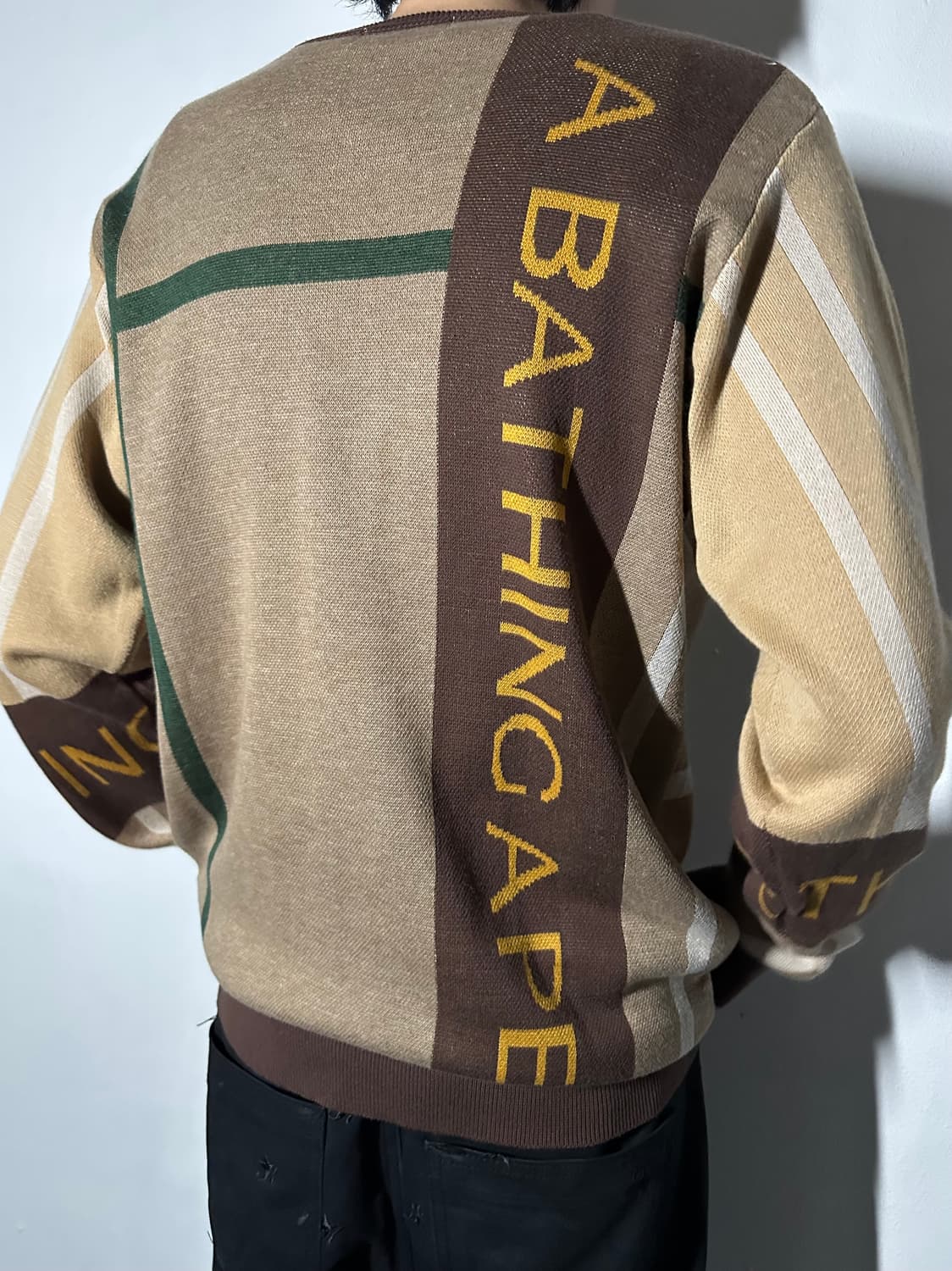 A Bathing Ape Logo Pattern Knit 상품이미지2