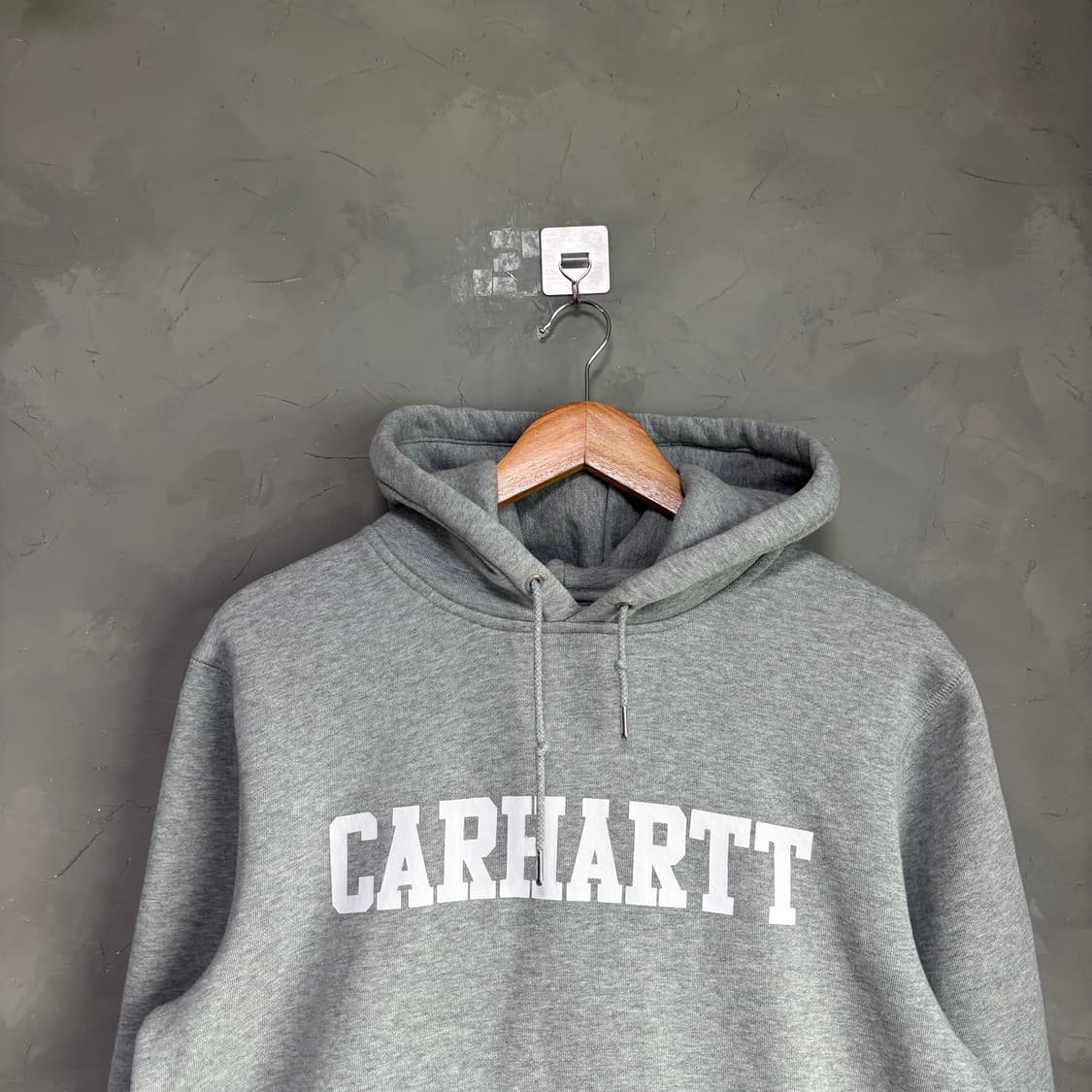 칼하트 빅로고 후드 그레이 상품이미지2