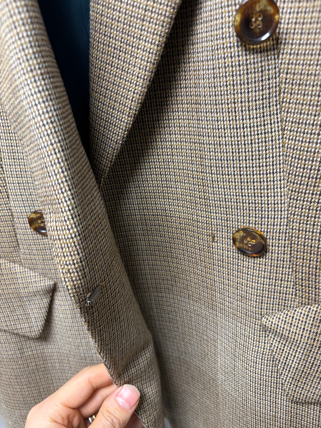 타임 체크 더블 블레이져 자켓 44사이즈 추천 상품이미지2