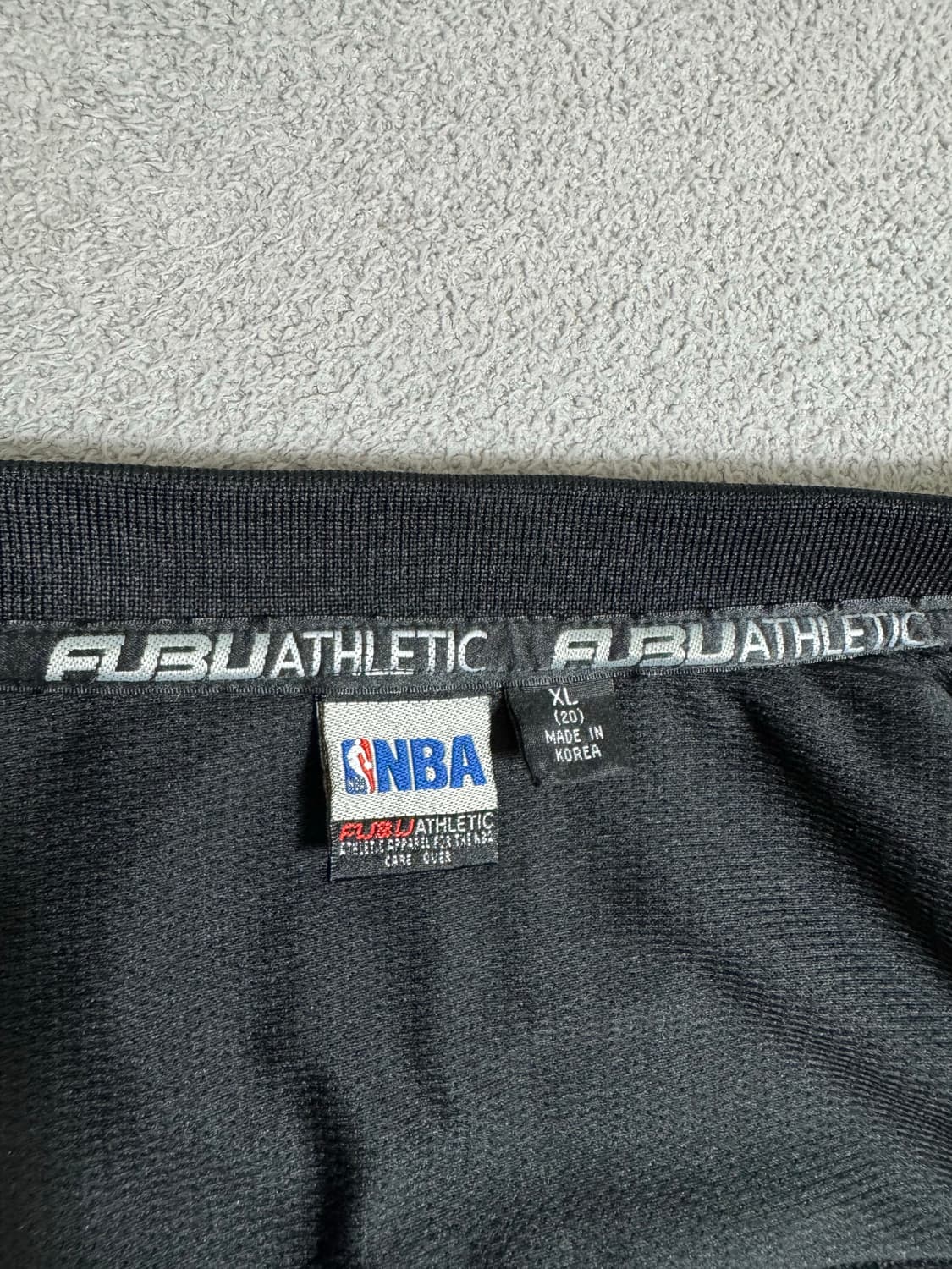 국내유일 FUBU 후부 어센틱 NBA 콜라보 한정 윔업 져지 자켓 00s 상품이미지5