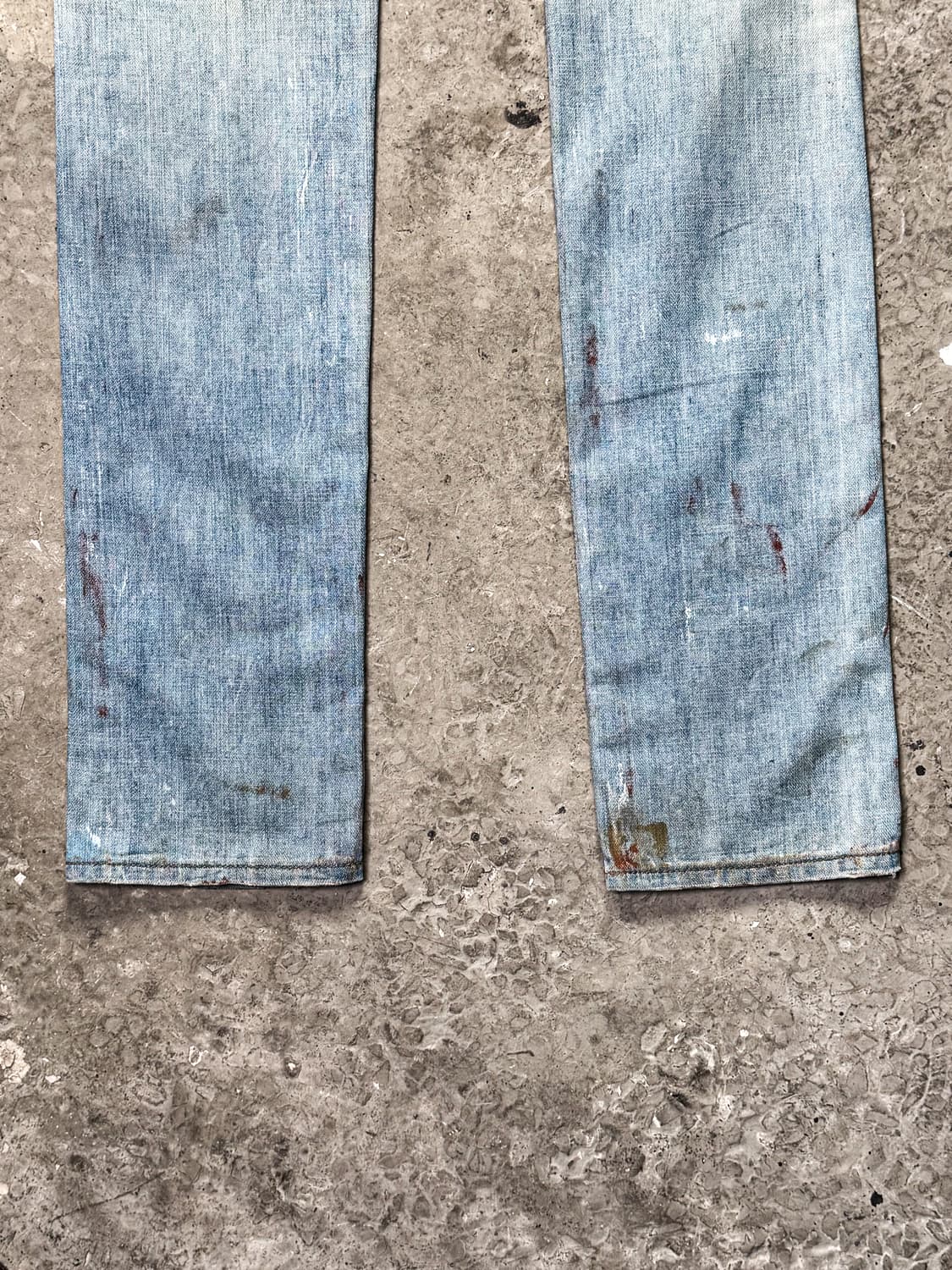 Dior Homme 2010ss Blood Paint Denimpants 상품이미지8