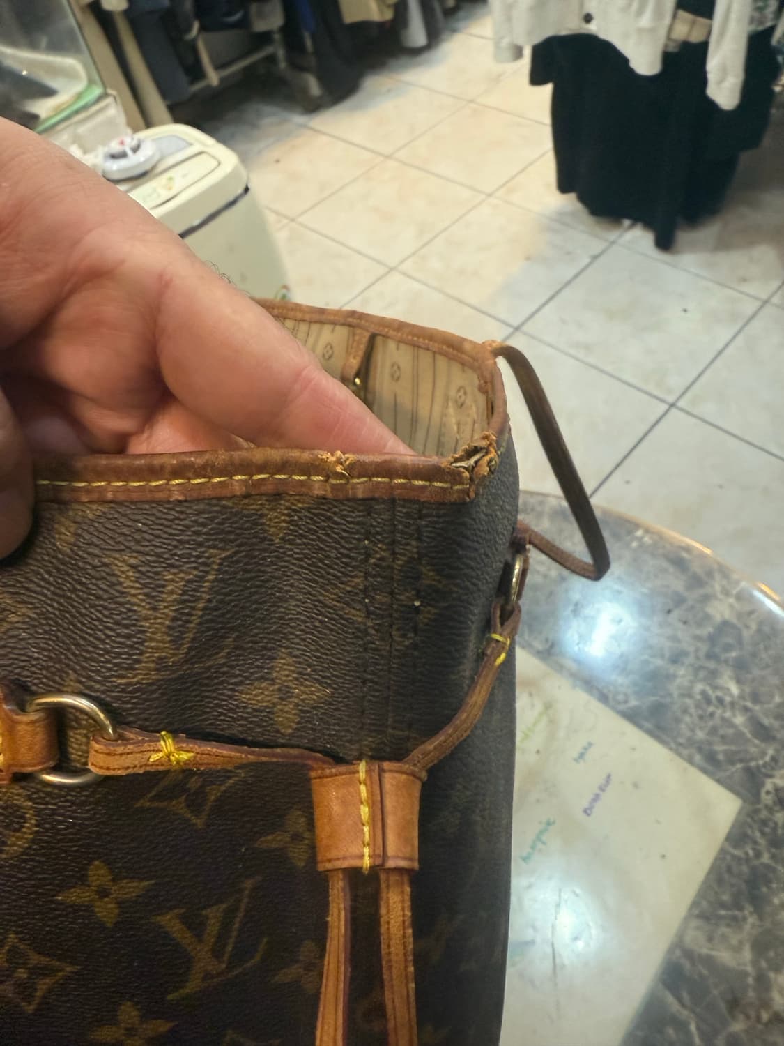 정품 루이비통 네버풀 MM 팝니다 상품이미지10