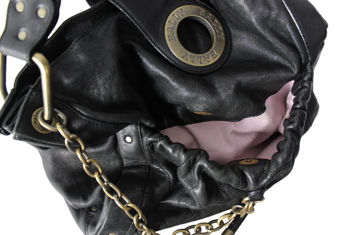 2000s Y2K Bally 발리 레더 토트백 상품이미지10