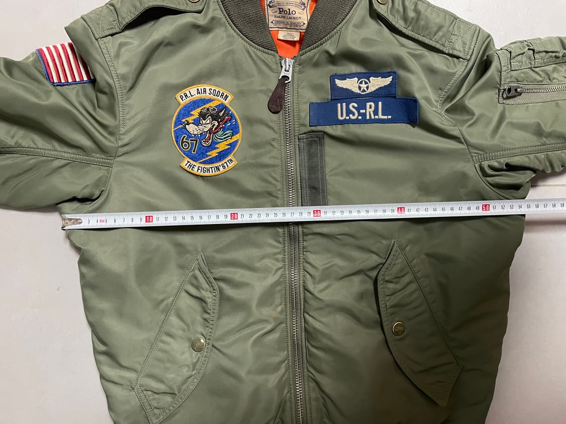 폴로 랄프로렌 L-2B 항공 점퍼 S 상품이미지10