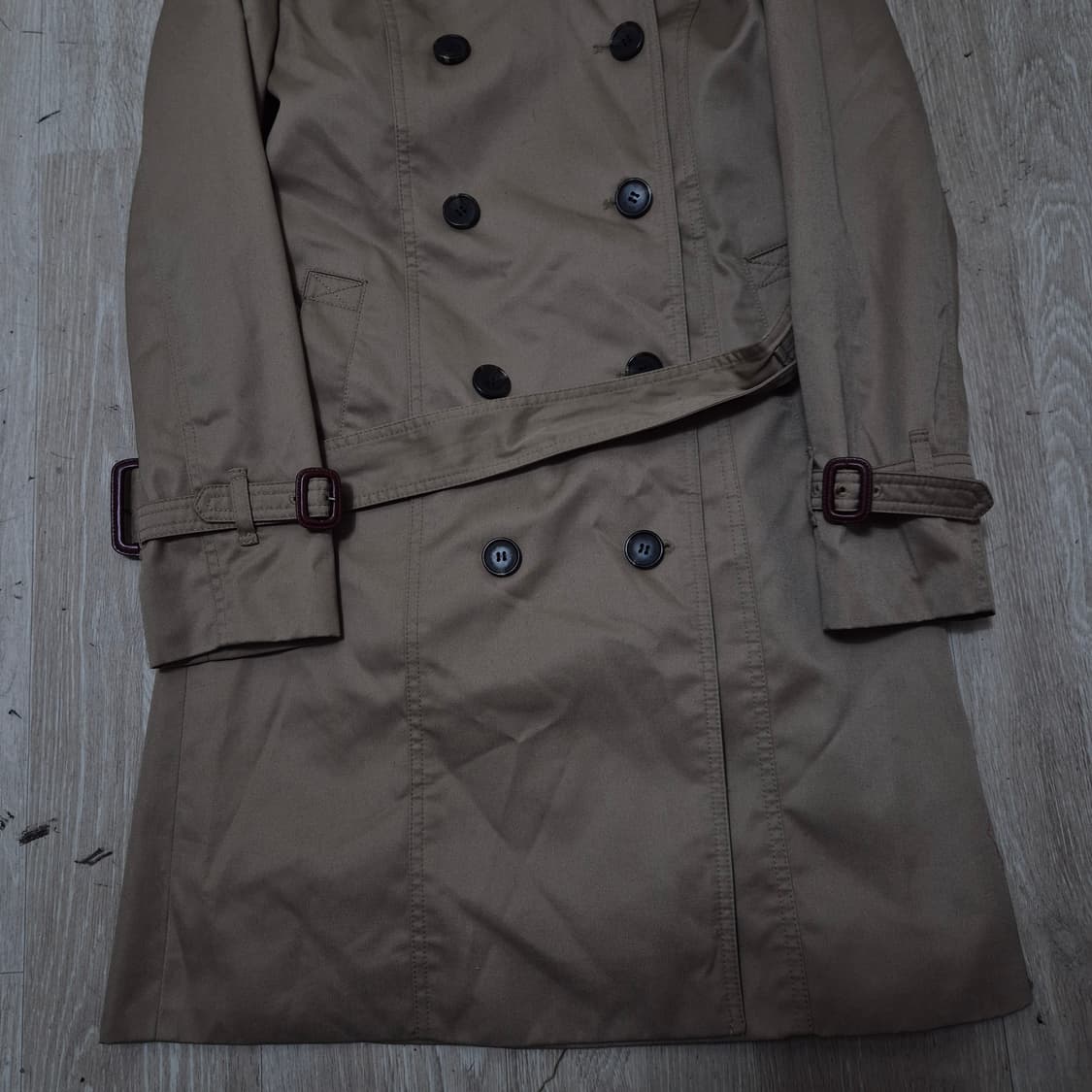 BCBG 비씨비지 여성 더플 더블 트렌치코트 55-66 상품이미지3