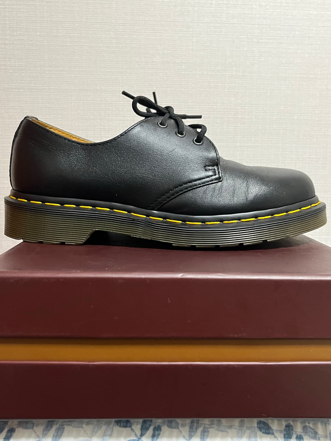 닥터마틴1461 3홀 스무스 나파레더 uk4(230) 블랙  상품이미지3