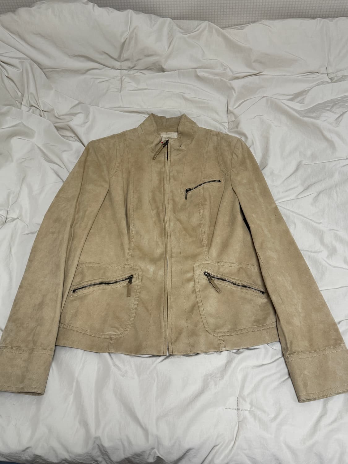 엘르 스웨이드 자켓 상품이미지1