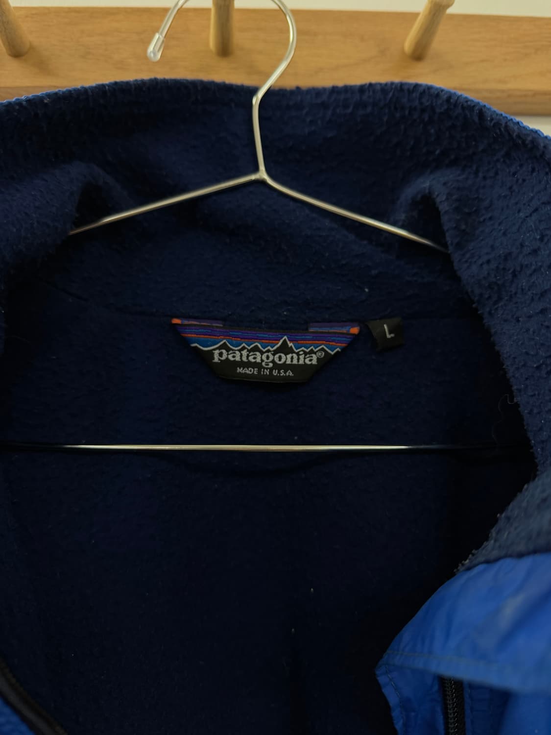 파타고니아 Usa 쉘드 신칠라 블루 봄버 자켓 상품이미지3
