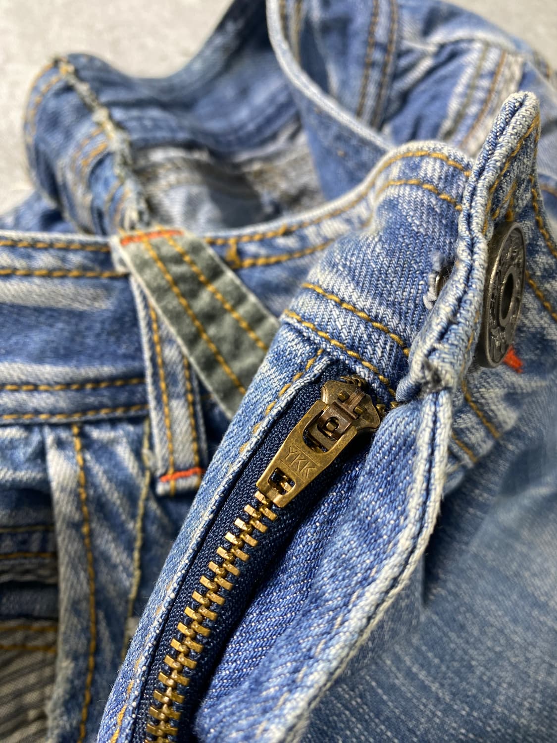 [28] None 빈티지 Y2K 디스트레스드 데님팬츠 상품이미지5