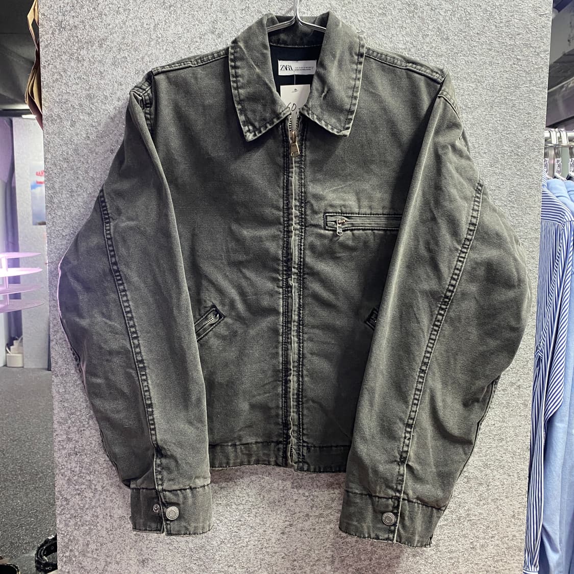 자라 디트로이트 데님 자켓 B3908 상품이미지2