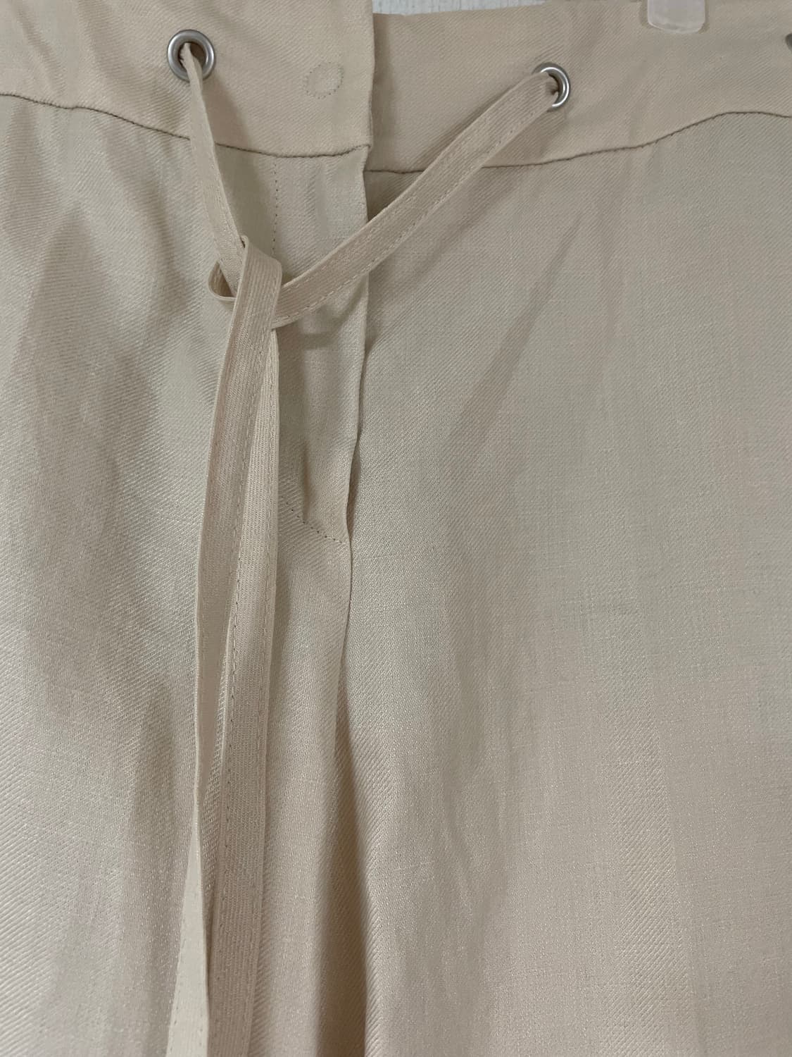 Armani Collezioni linen wide slacks 상품이미지4