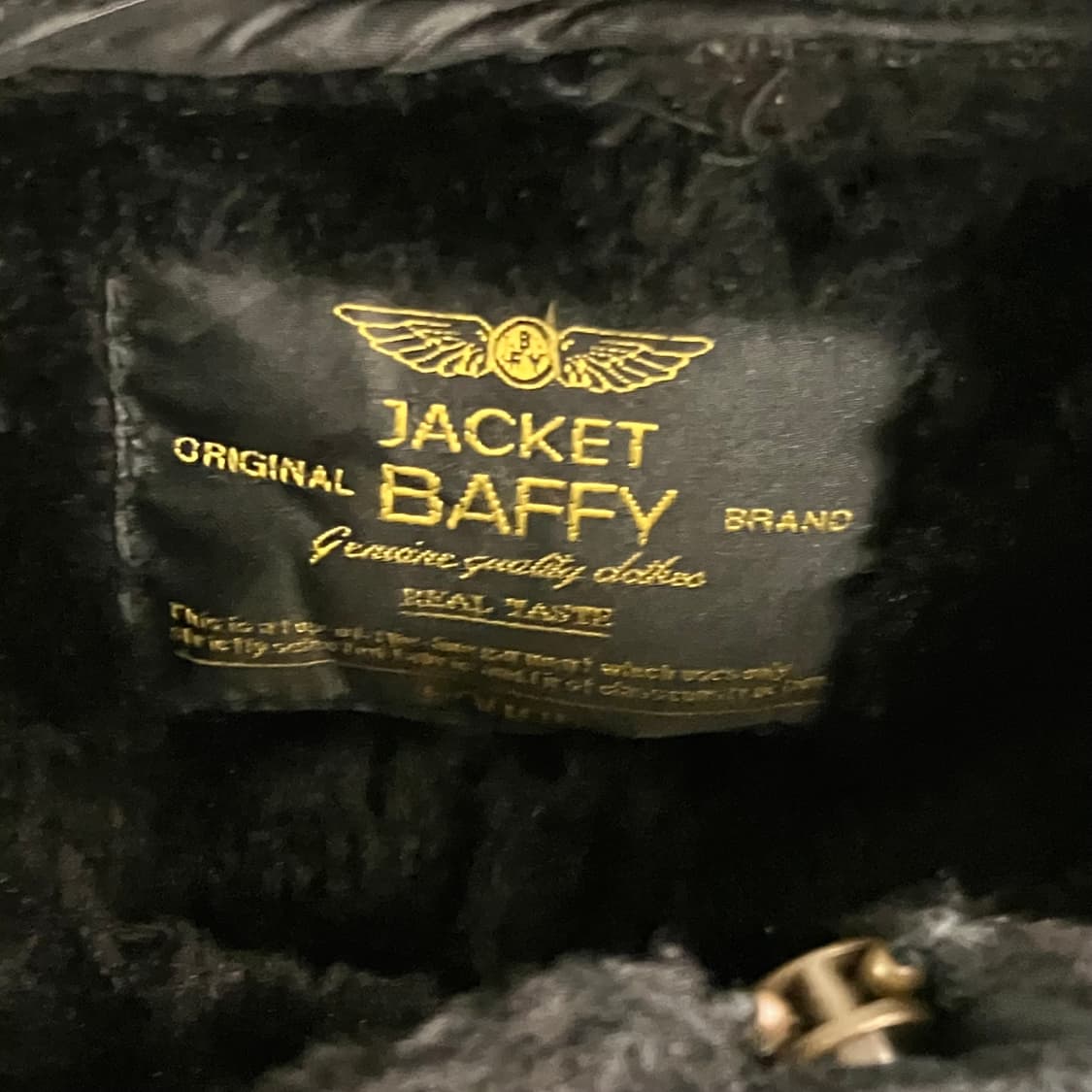 BAFFY 블랙 스웨이드 무스탕 자켓 L 상품이미지3