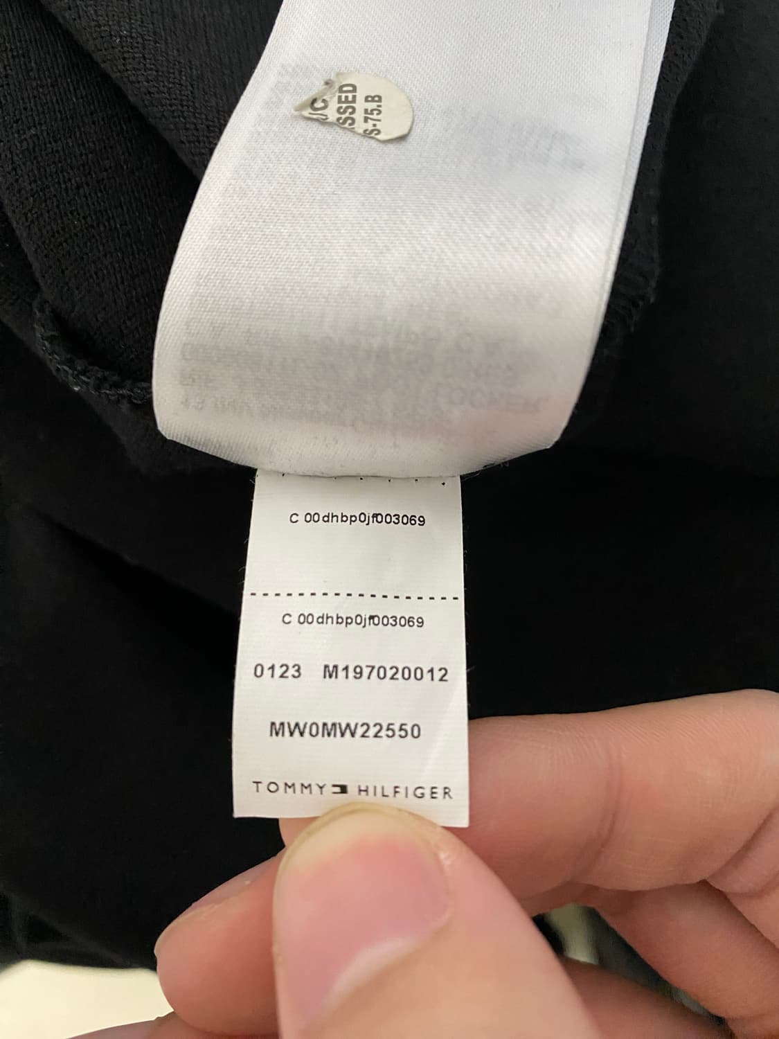 타미힐피거 폴로 긴팔티 블랙 3XL 상품이미지4