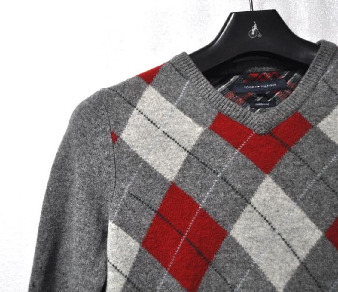 타미힐피거/남성브이넥니트티(사이즈마른95) 상품이미지4