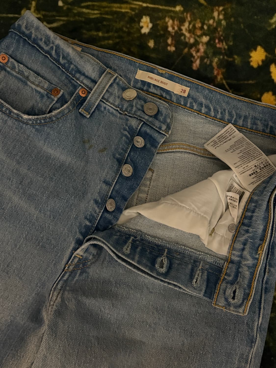 리바이스 RIBCAGE BOOT 데님진  상품이미지2