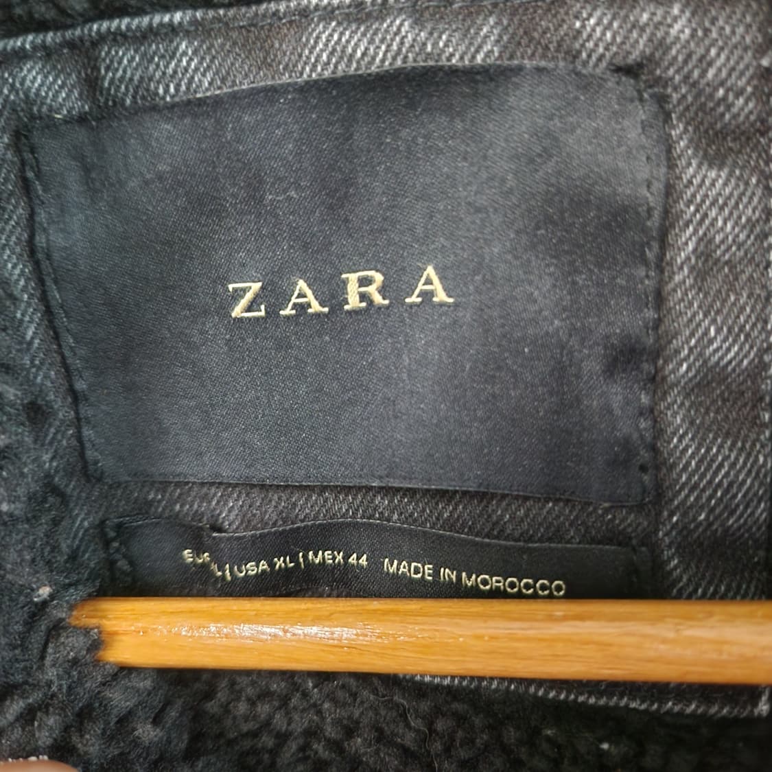 [XL] ZARA 자라 데님 양털 자켓 상품이미지3