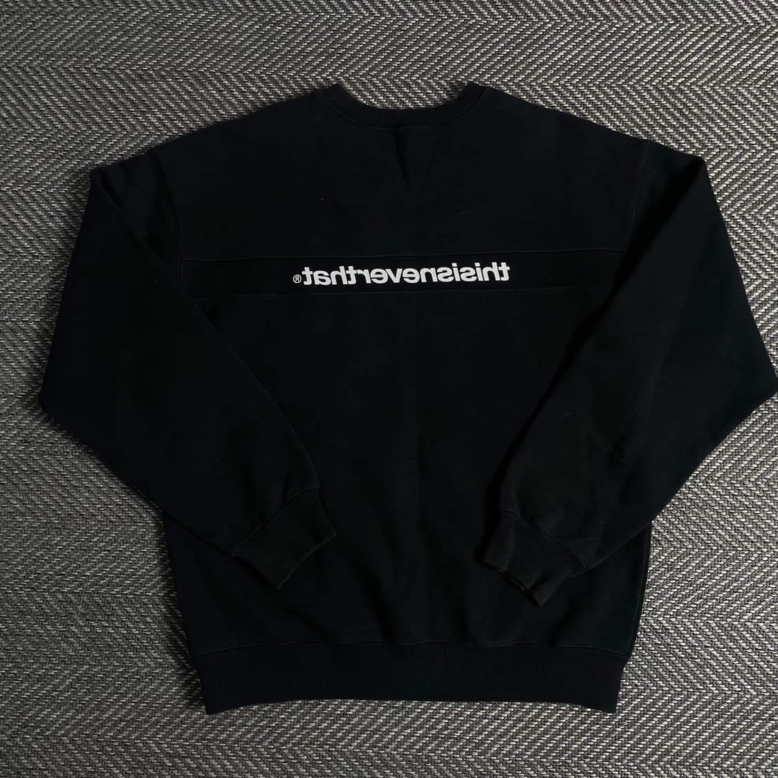 디스이즈네버댓 빅로고 박시핏 맨투맨y 3510 상품이미지5