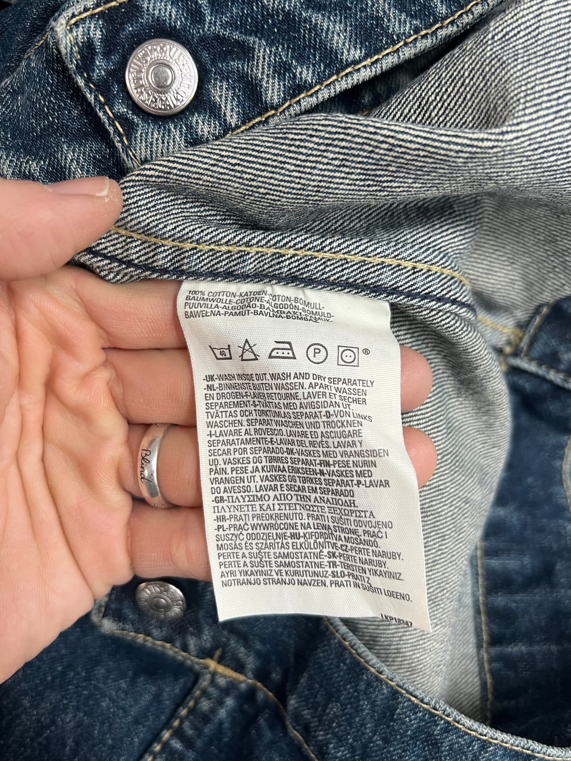 Levis 리바이스 엔지니어드 데님 트러커 자켓 상품이미지7