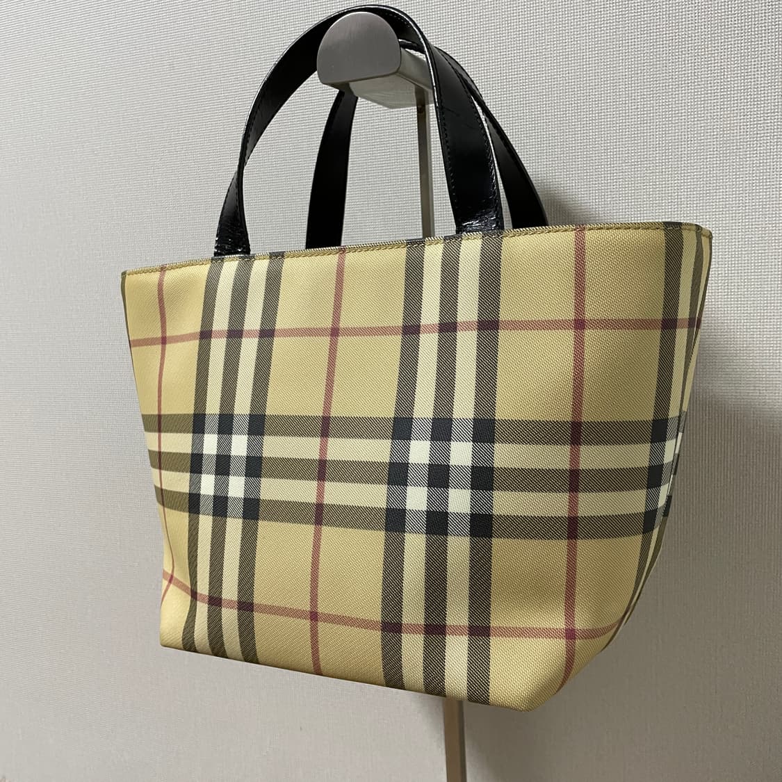빈티지 버버리 노바체크 미니 토트백 상품이미지1