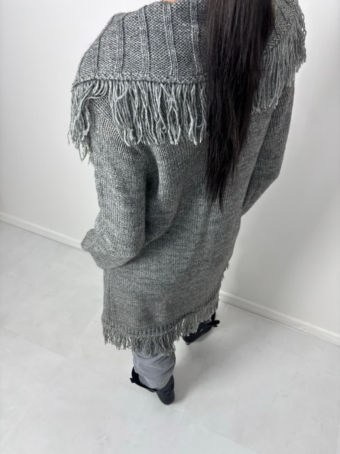 TASSEL LONG CARDIGAN 상품이미지4