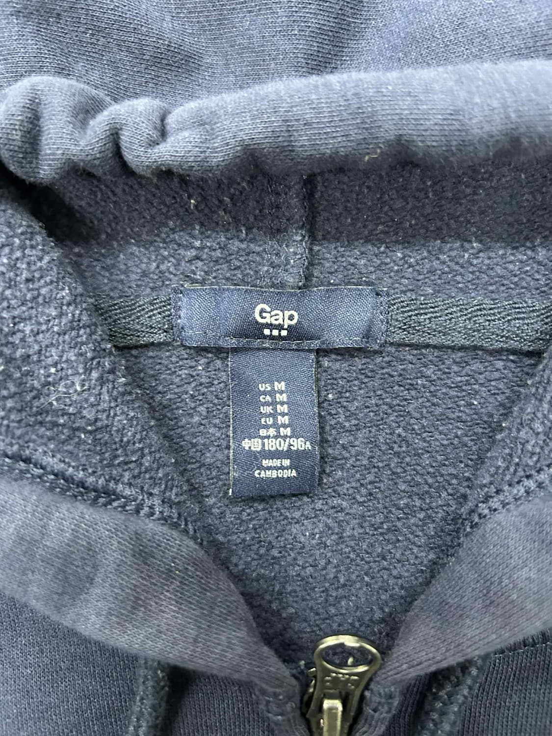 Gap 갭 네이비 폭닥 걸즈 스웻 후드집업 희귀져지(M) 상품이미지4