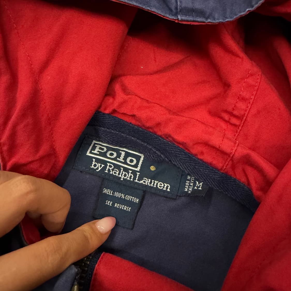 [ 정품/M ] 90s 폴로랄프로렌 코튼 아노락 자켓 상품이미지5