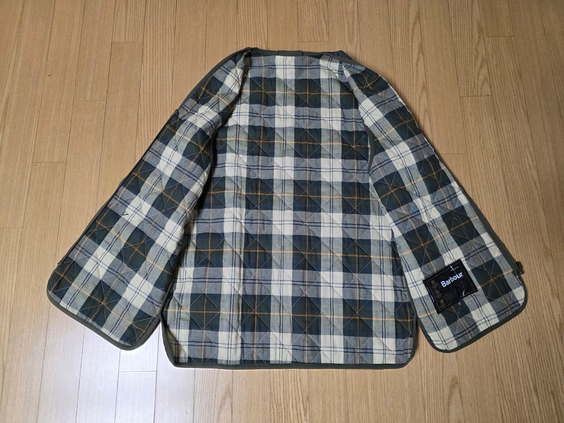 바버 퀼팅 베스트(웨이스트코트/집인라이너) 38 사이즈 상품이미지3