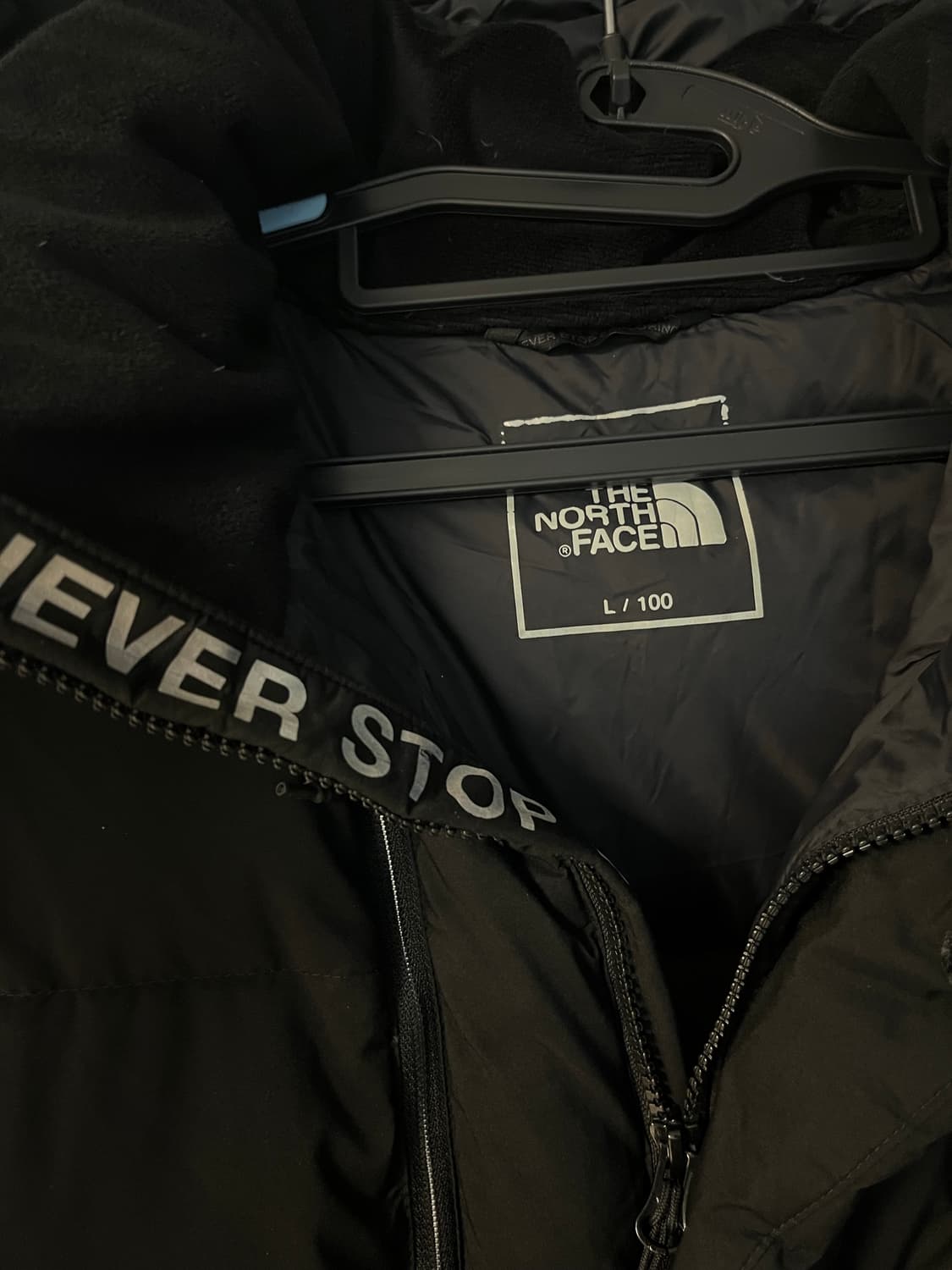 노스페이스 에어 다운 자켓 패딩 블랙 [100]  상품이미지4