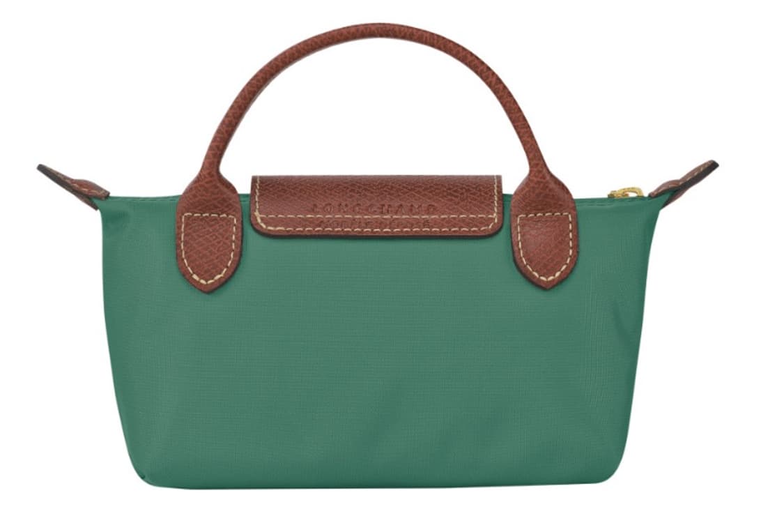 롱샴 르 플리아쥬 미니 핸들 파우치 그린 상품이미지2