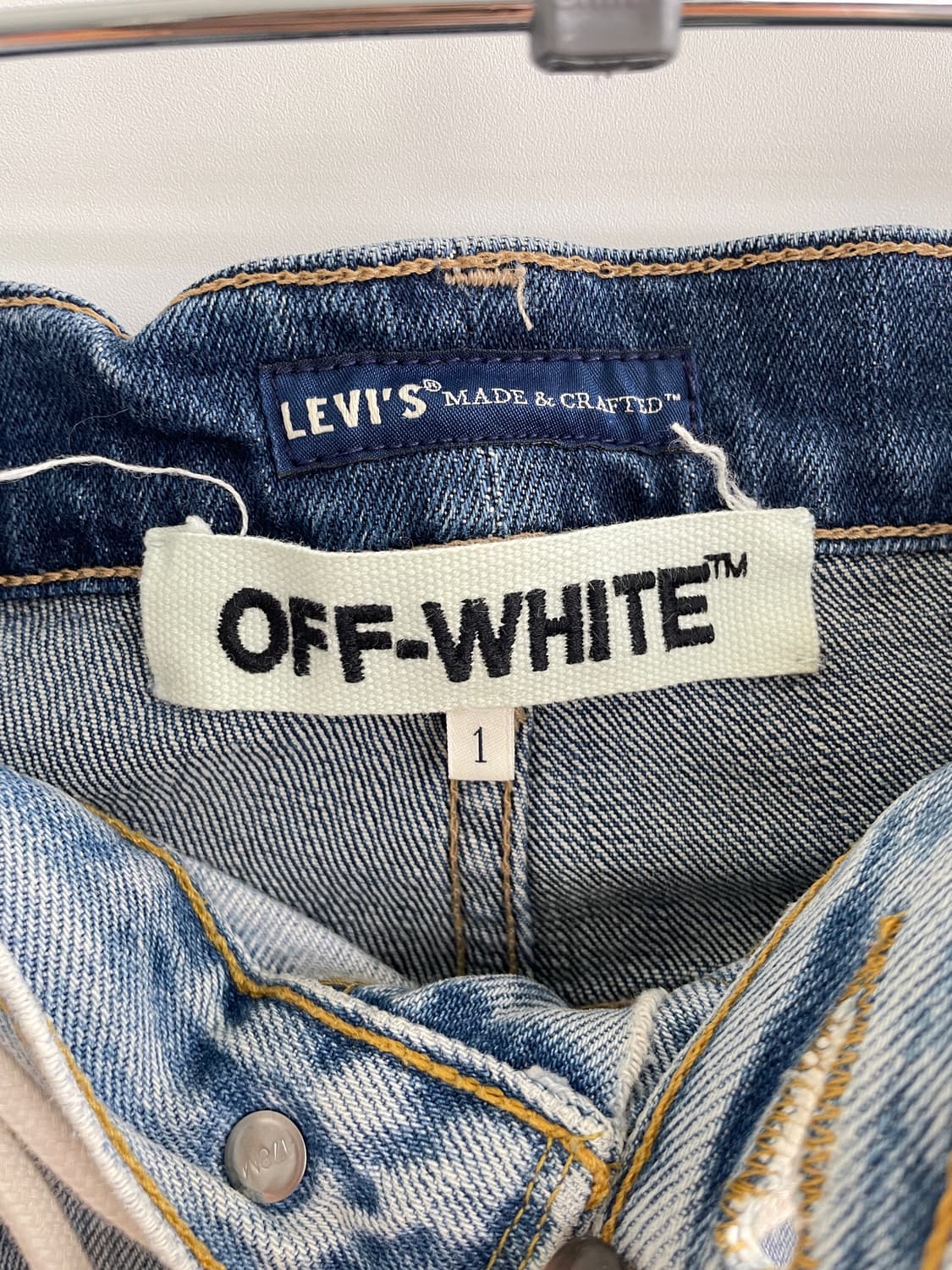 오프화이트x리바이스 데님바지 상품이미지7