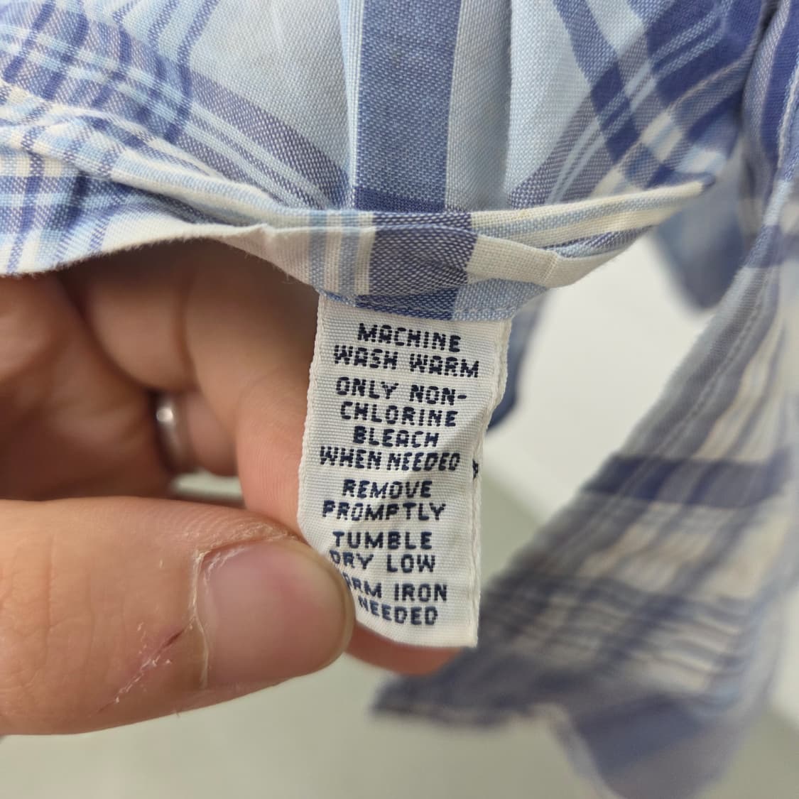 폴로 랄프로렌 반팔 체크 셔츠 남m 상품이미지5